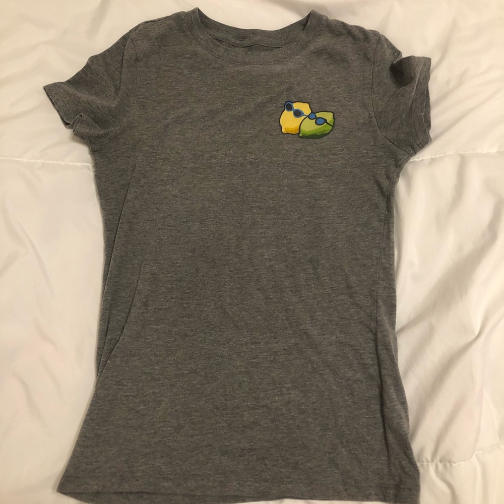 Aeropostale Free State Lemon Lime Graphic Tee